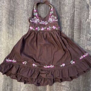 Girls halter top dress, girls summer dress, girls dress, summer dress,